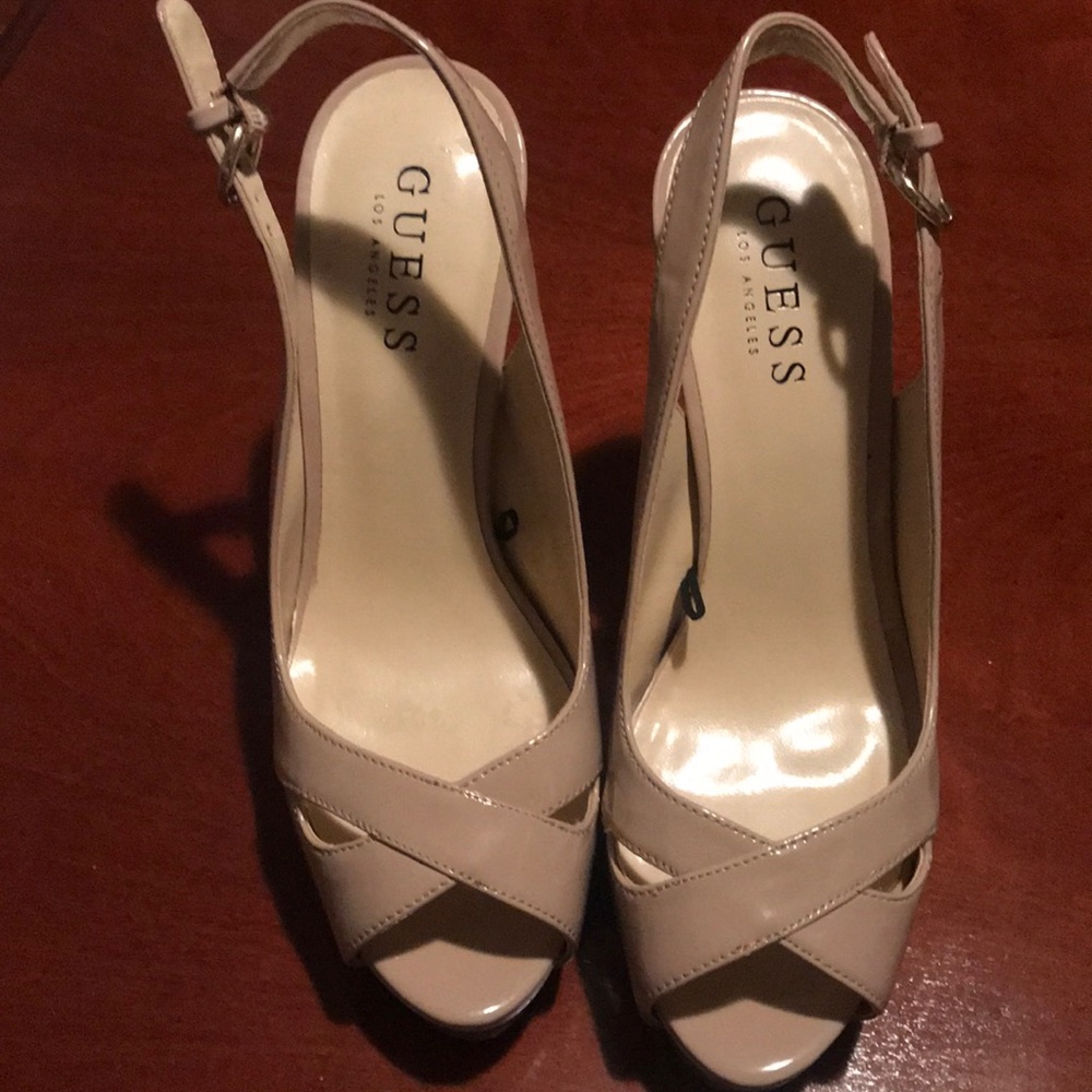 Nude Guess Heels